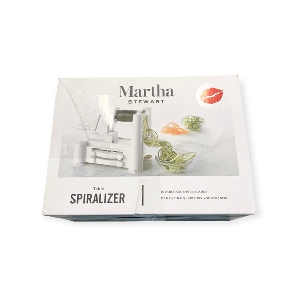 new Martha Stewart ☀︎︎ Veggie Table Spiralizer ☀︎︎ Raw Vegan Pasta Chef Tool ☀︎︎ - Picture 11 of 13